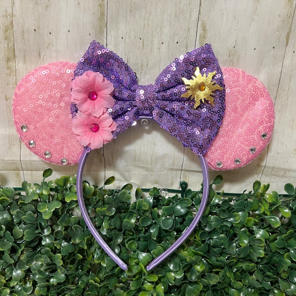 Sequin Pink and Purple Kids Hairband